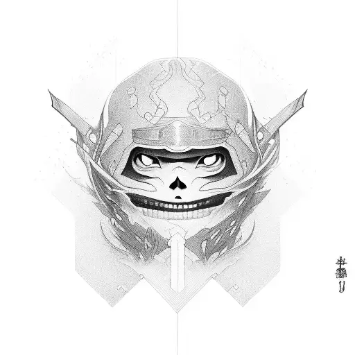 Personage appartenant à l'akatsuki qui tiens un scpetre qui emet des rayons de lumieres tattoo design idea