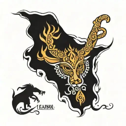 Tamil Eelam tattoo design idea