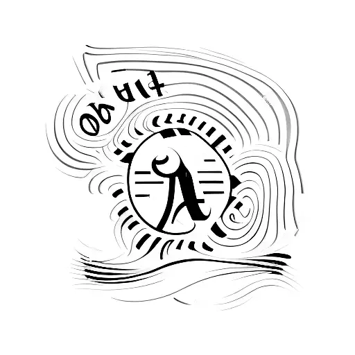 A small silhouette of your son's face, with his birthdate written in a beautiful script font underneath tattoo design idea