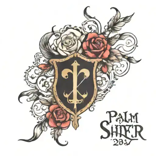 psalm 23;24 tattoo design idea