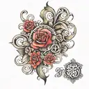 psalm 23;24 tattoo design idea