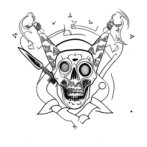 zanahoria punk tattoo design idea