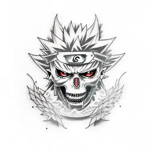 shinigami naruto tattoo design idea
