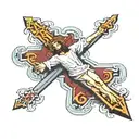 jesus cross, 47 number,  tattoo design idea