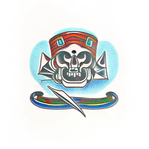 uka uka and aku aku  tattoo design idea