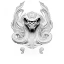 Hydra with three heads  tattoo design idea