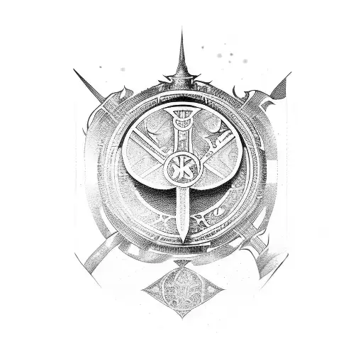 knights of the round table  tattoo design idea