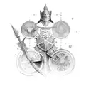 knights of the round table  tattoo design idea