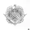 knights of the round table  tattoo design idea