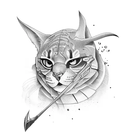 shore tattoo design idea