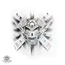 armor tattoo on arm tattoo design idea