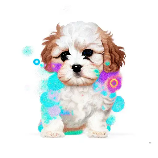 cavoodle tattoo design idea