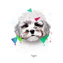 cavoodle tattoo design idea