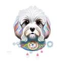 cavoodle tattoo design idea