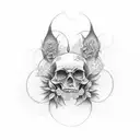 rest in peace tattoo design idea