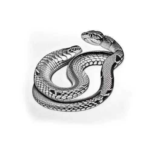 rattlesnake tattoo drawing