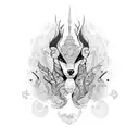 runas de amor tattoo design idea