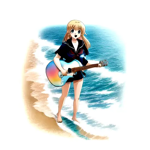 ocean surf tattoo design idea