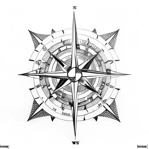 half sleeve tattoo compass, steampunk cyber, rose tattoo design idea