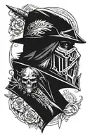 dishonored corvo attano tattoo design idea