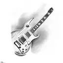 les paul guitar  tattoo design idea