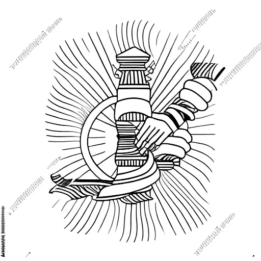 forearm stripe representing marriage and family tattoo design idea