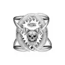 forearm band representing marriage and family tattoo design idea