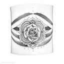 forearm band representing marriage and family tattoo design idea