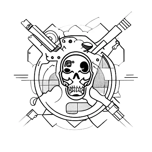 invisible, invencible tattoo design idea
