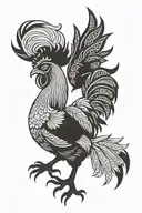 Tottenham Hotspur cockerel tattoo design idea