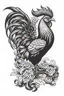 Tottenham Hotspur cockerel tattoo design idea