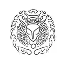 An elegant minimalist design of a champion's laurel wreath tattoo design idea