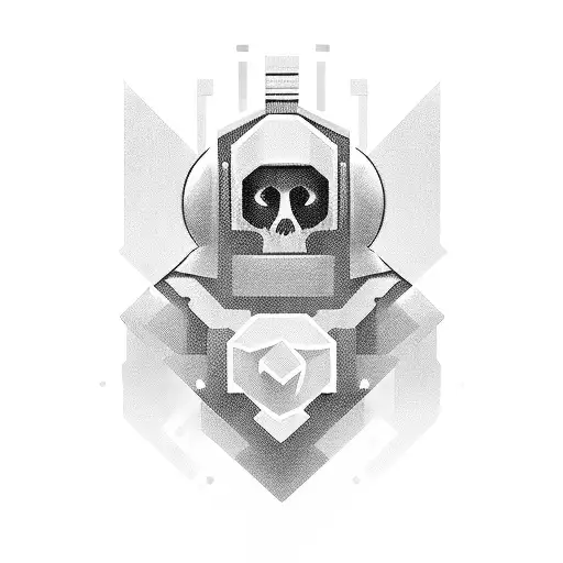 Hacker iconography tattoo design idea