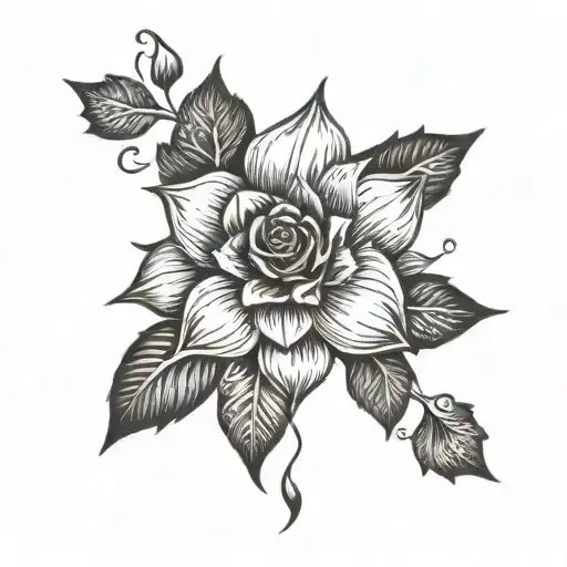 name Diana tattoo design idea