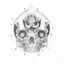 coffin dance tattoo design idea