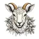 cult of the lamb tattoo design idea