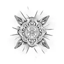 beach tattoo design idea