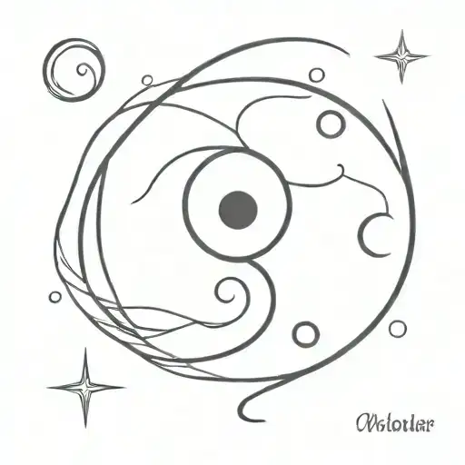 paint yin yang tattoo design idea