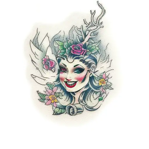 dryad tattoo design idea