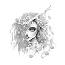 dryad tattoo design idea