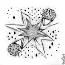 Star tattoo design idea