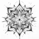 Star tattoo design idea