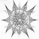 Star tattoo design idea