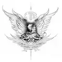 philippines eagle  tattoo design idea