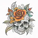 anatomy art tattoo design idea