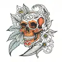 anatomy art tattoo design idea