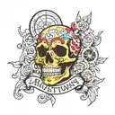 anatomy art tattoo design idea