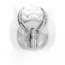 Thors hammer tattoo design idea