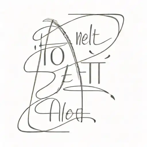 Create a minimalist tattoo featuring the phrase 'Htet Ei' in a stylish font tattoo design idea