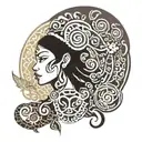 Maori and realistic styles. Programming, Personal development, Salsa Music, Technology, Nature tattoo design idea